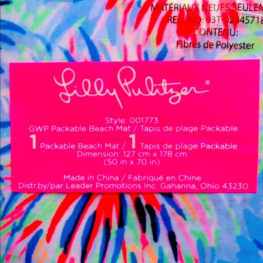 Lilly Pulitzer Beach Mat - Picture 2 of 4